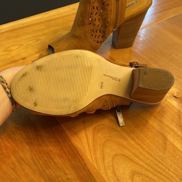 BCBGeneration block heel bootie open toe - Picture 6 of 10